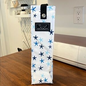 Scout Starry Sky wine cooler bag in White and Blue starfish